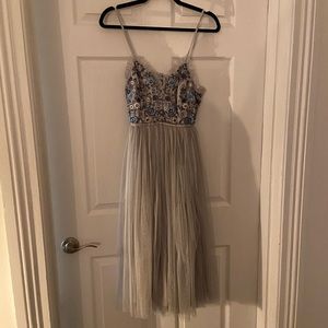 Needle & Thread beaded cami midi dress 👗 open back